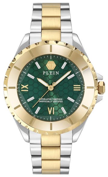 Philipp Plein PWPOA0724 Plein Heaven dameshorloge, Overige merken, Staal, Verzenden, Polshorloge