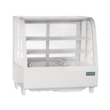 Polar C-serie koelvitrine 100-liter wit, Verzenden, Nieuw in verpakking, Koelen en Vriezen