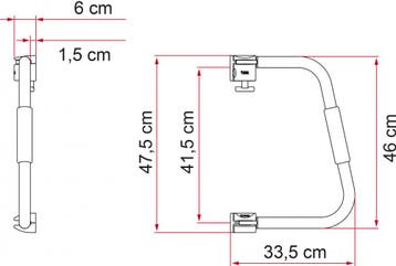Fiamma Instapbeugel Security 46, Ophalen of Verzenden, Nieuw