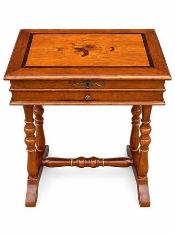 Salontafel - Mahonie - Antieke werktafel