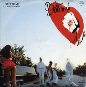 Single vinyl / 7 inch - Battered Wives - Daredevil, Verzenden, Zo goed als nieuw, 7 inch, Rock en Metal