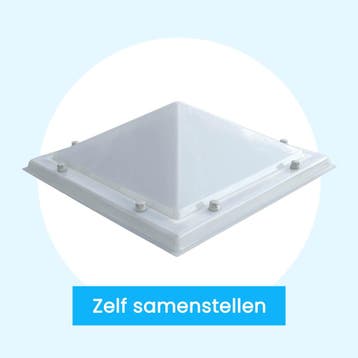 Losse lichtkoepel Piramide zelf samenstellen, Verzenden, Nieuw, Overige typen