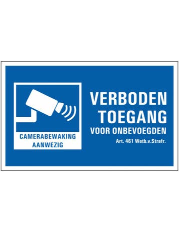 alarmsysteemexpert Waarschuwingsbord, Ophalen of Verzenden, Nieuw