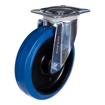 Tarsus Zwenkwiel 200 mm - Slijtvast Rubber - 300 kg Draag..., Doe-het-zelf en Verbouw, Ophalen of Verzenden, Nieuw