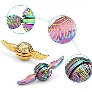 EDC Metalen Gyroscoop Fidget Spinner 8 x 2,8 cm, Verzenden, Nieuw