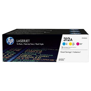Toner HP 312A (CF440AM) multipack cyaan/magenta/geel, Verzenden, Nieuw, Toner, HP