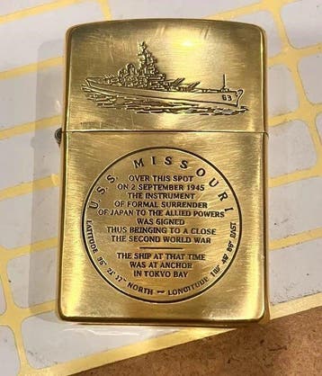 Zippo - USS MISSOURI - Zonder minimumprijs - Aansteker -, Nieuw