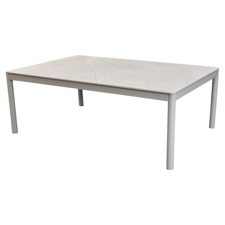 Joshua lounge tuintafel 120x79xH43 aluminium latte, Tuin en Terras, Tuintafels, Nieuw, Ophalen of Verzenden