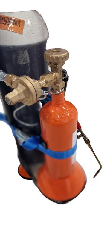 MG hardsoldeerset propaan/zuurstof met draagframe compleet, Ophalen, Nieuw