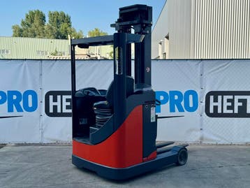 Linde R14 hh 670 cm (2000) met RAVAS weegvorken +VIDEO, 1000 tot 2000 kg, Elektrisch, Reachtruck, Linde