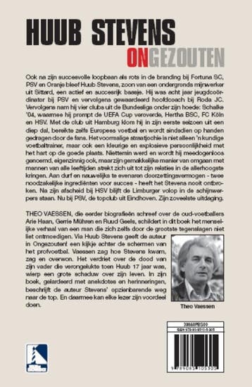 Huub Stevens ongezouten 9789085105305 T. Vaessen, Verzenden, Gelezen, T. Vaessen