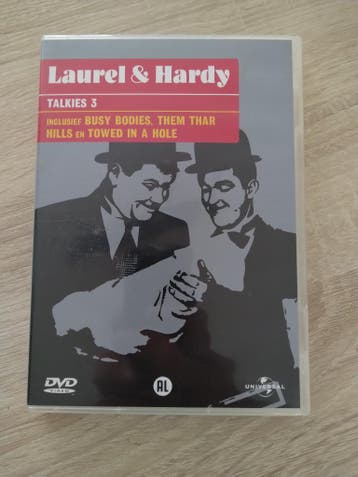 DVD - Laurel And Hardy Talkies  3, Cd's en Dvd's, Dvd's | Komedie, Alle leeftijden, Verzenden, Gebruikt, Overige genres