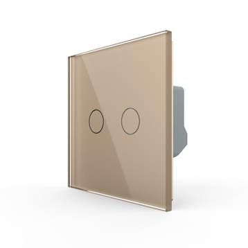 Livolo | Goud | 2 | Zonwering | Schakelaar, Ophalen of Verzenden, Nieuw