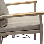 Kota dining tuinstoel verstelbaar latte aluminium, Tuin en Terras, Tuinstoelen, Ophalen of Verzenden, Nieuw