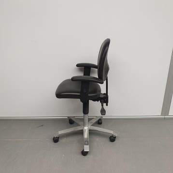 Score medische werkstoel - nieuwe zwarte skai, Ophalen of Verzenden, Nieuw