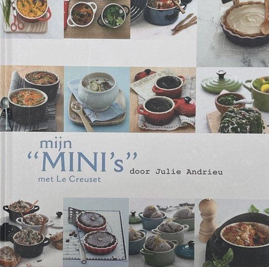 Mijn minis met Le Creuset 9782841233373 Julia Andrieu, Boeken, Overige Boeken, Zo goed als nieuw, Verzenden