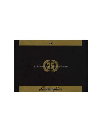 1988 LAMBORGHINI COUNTACH 5000 QV 25TH ANNIVERSARY BROCHURE, Nieuw, Author