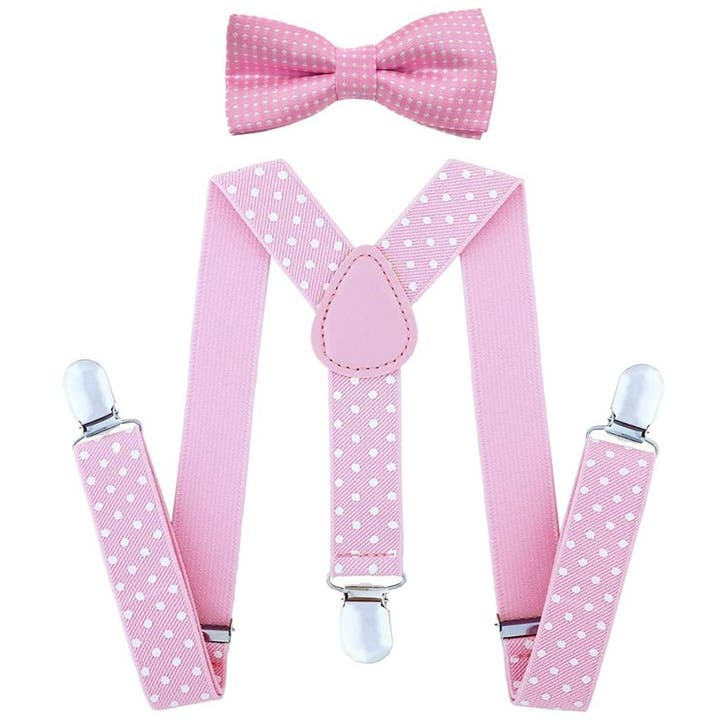 Fako Fashion - Kinder Bretels Met Vlinderstrik - Stippen -, Kinderen en Baby's, Kinderkleding | Overige, Verzenden