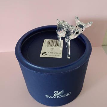 Swarovski - Beeldje - Deer Fawn 235045 - Box - Kristal