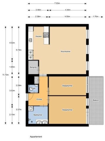 Te Huur 3 Kamer Appartement De Boeg In Zaandam, Direct bij eigenaar, Noord-Holland, Zaandam, Appartement
