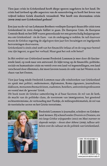 Het verdriet van Griekenland 9789082998016 Frederiek Lommen, Verzenden, Gelezen, Frederiek Lommen