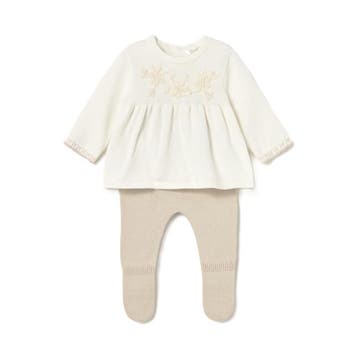 Mayoral baby Newborn girls leggings and jumper set - 56, Ophalen of Verzenden, Nieuw