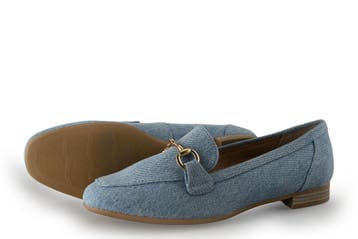 Marco Tozzi Loafers in maat 38 Blauw, Overige typen, Marco Tozzi, Zo goed als nieuw, Verzenden