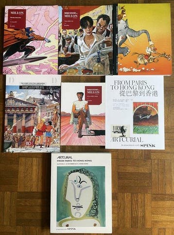 Catalogues de ventes BD - 7x B - 7 Album, Boeken, Nieuw