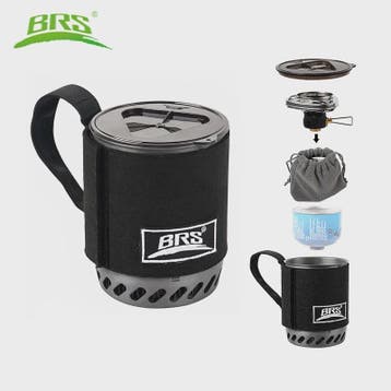 BRS 61 Compact Kampeer Kook Systeem met Warmtecollector, Verzenden, Nieuw