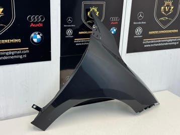Renault Megane spatbord/voorscherm rechts bj.2010 zwart, Gebruikt, Rechts, Renault, Spatbord