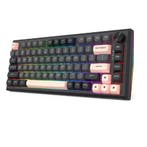 81 Toetsen Mechanisch Gaming Toetsenbord Tri-Mode RGB, Verzenden, Nieuw