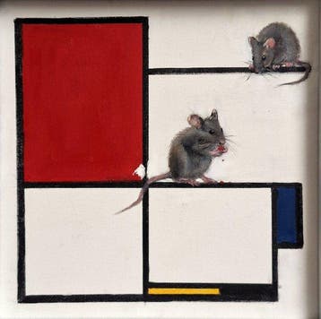 H.M. Bergen - Mondriaan en muizen, Antiek en Kunst