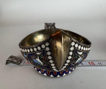 Schotel - .875 (84 Zolotniki) zilver - Zilver, 875/1000