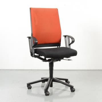 Klöber bureaustoel, zwart / oranje, 1D armleggers, Ophalen of Verzenden, Nieuw in verpakking