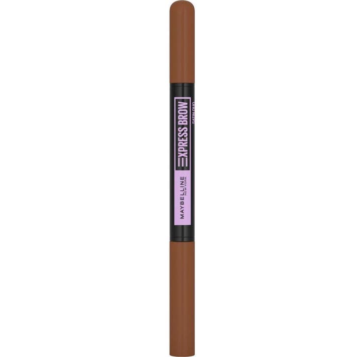 Maybelline New York Express Brow Duo 02 Medium Brown, Sieraden, Tassen en Uiterlijk, Uiterlijk | Cosmetica en Make-up, Nieuw, Verzenden