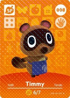 Amiibo Timmy #008 - Series 1, Verzenden, Zo goed als nieuw