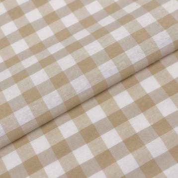 5,00 x 1,40 meter Exclusieve stof, gekleurd in Schotse draad, Antiek en Kunst