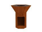 Veiling - Barbecook houtbarbecue Nestor Original cortenstaal, Tuin en Terras, Houtskoolbarbecues, Nieuw