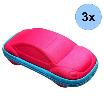 Fako Bijoux - Brillenkoker - Auto - EVA - Met Rits - Nylon -, Verzenden, Nieuw