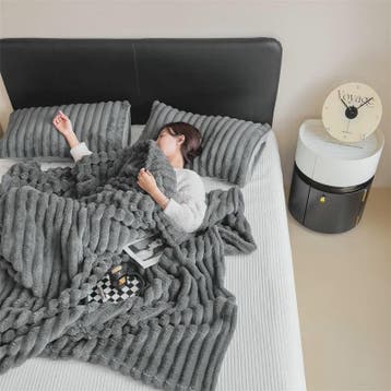 Luxe Pluche Plaid - Extra Dik & Warm - Comfortabel voor Bank, Huis en Inrichting, Verzenden, Nieuw
