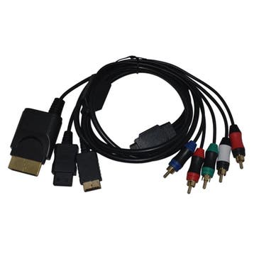 Component AV kabel voor Wii, Xbox 360 en PlayStation 2 en 3, Verzenden, Zo goed als nieuw