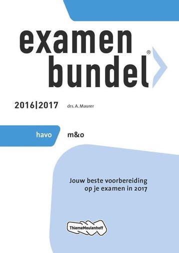 9789006629286 Examenbundel havo Management  Organisatie 2..., Boeken, Schoolboeken, Verzenden, Zo goed als nieuw, A. Maurer