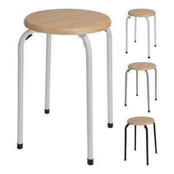 Kruk Lifetime Hout Ø 29,5 x 45 cm (SPORT), Verzenden, Nieuw