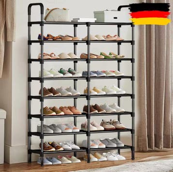 Schoenenrek 8 Lagen – Hoog Schoenenrek 86×28×140 cm, Huis en Inrichting, Kasten | Schoenenkasten, Verzenden, Nieuw
