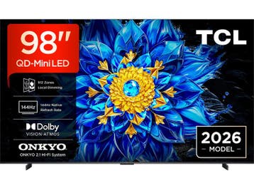 Tcl - MINI-LED 90-99 Ultra HD 4K TV - 98 inch, Audio, Tv en Foto, Overige merken, Verzenden, Nieuw, 100 cm of meer