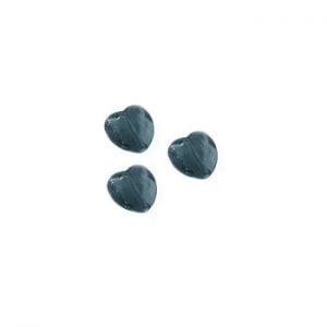 10x Kinderkralen acryl facet hart nightshadow blue 12.5 mm, Ophalen of Verzenden, Nieuw, Kraal
