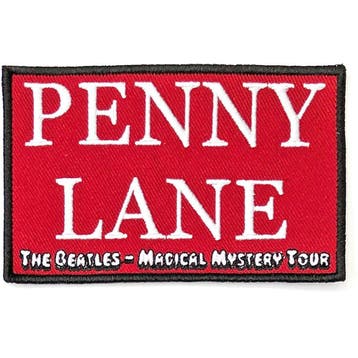 The Beatles - Penny Lane Rood - patch officiële merchandise, Ophalen of Verzenden, Nieuw, Kleding