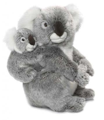WNF pluche koala knuffel met baby 28 cm - Knuffel koala, Kinderen en Baby's, Ophalen of Verzenden, Nieuw