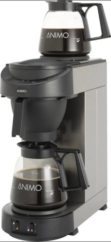 Animo M100 snelfilterkoffie koffiezetapparaat met garantie, Overige modellen, 10 kopjes of meer, Refurbished, Gemalen koffie