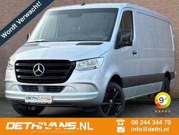 Zakelijke Lease |  Mercedes-Benz Sprinter 315CDI 150PK L2H1, Stof, Gebruikt, Zwart, Mercedes-Benz